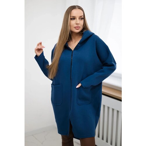 Kesi Insulated sweatshirt with longer back jeans Cene