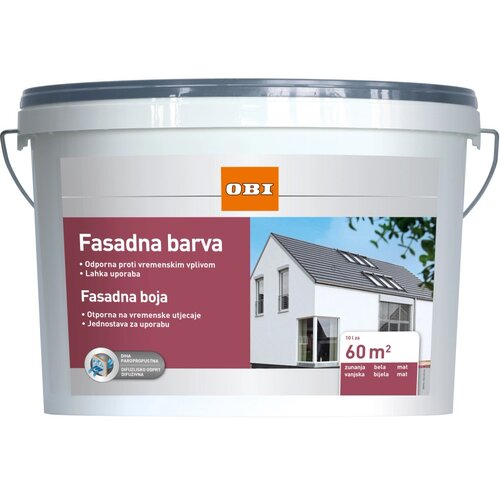  fasadna barva mat bela 10 l Cene