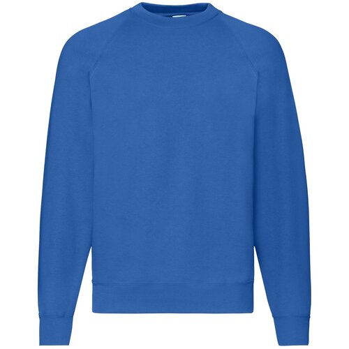 Fruit Of The Loom Niebieska bluza męska Raglan Sweat Cene
