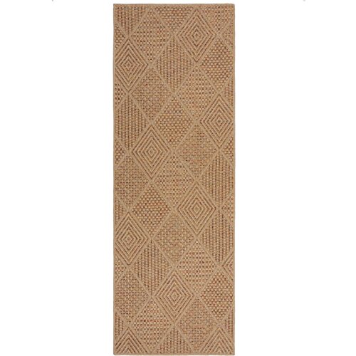 Flair Rugs Vanjska staza u prirodnoj boji 80x230 cm Nora Diamond – Cijene