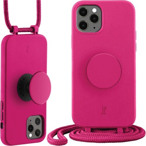 Just Elegance OVITEK JE POPGRIP ZA IPHONE 12 12 PRO 6.1 ROZA CVET ORHIDEJE, (21972539) Slike