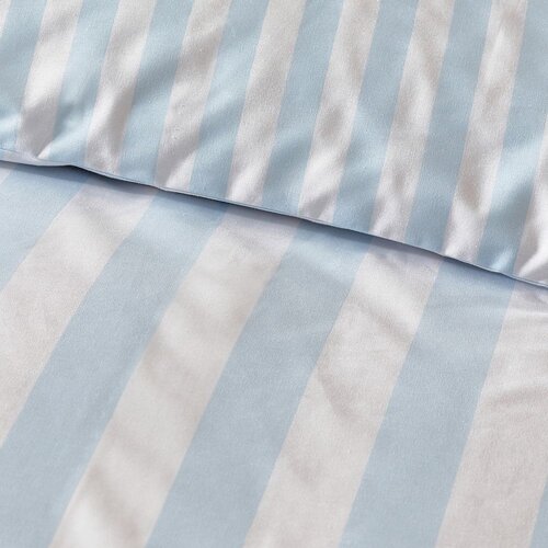 Sassy B Bela/modra 3-delna posteljnina za zakonsko posteljo 200x200 cm Stripe Tease &amp;ndash; Slike