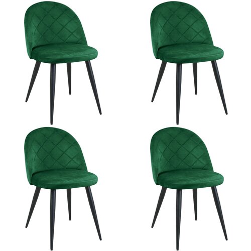AKORD 4x STOL SJ.077 BOTTLE GREEN, (21703292) Slike