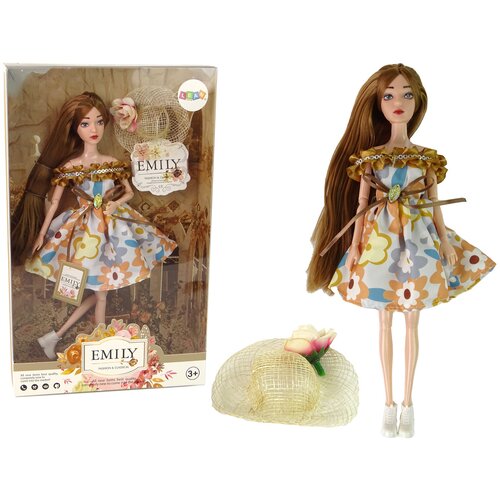  Lutka za igru Emily za modnu reviju sa proljetnim šeširom - 30 cm Cene