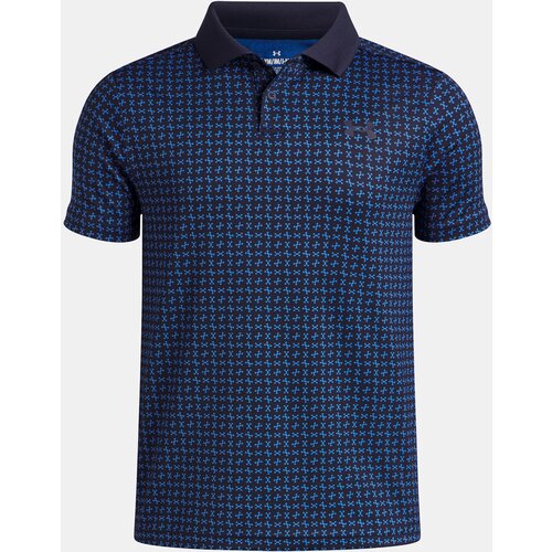 Under Armour Boys&amp;#039; T-shirt UA Matchplay Printed Polo-BLU - Boys Slike