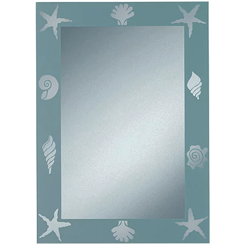 KRISTALL-FORM ogledalo s otiskom (50 x 70 cm, srebrne boje)