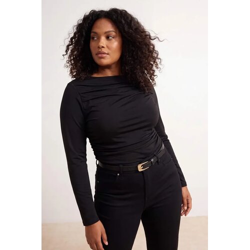 Trendyol ženska bluza Tbbss26Af00125, crna Cene