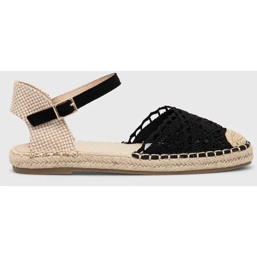 Answear Lab Espadrile črna barva