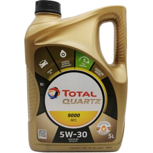 Total motorno olje Quartz 9000 NFC 5W-30, 5L Slike