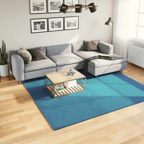  Tepih OVIEDO kratkih vlakana tirkizni 240x240 cm Cijene