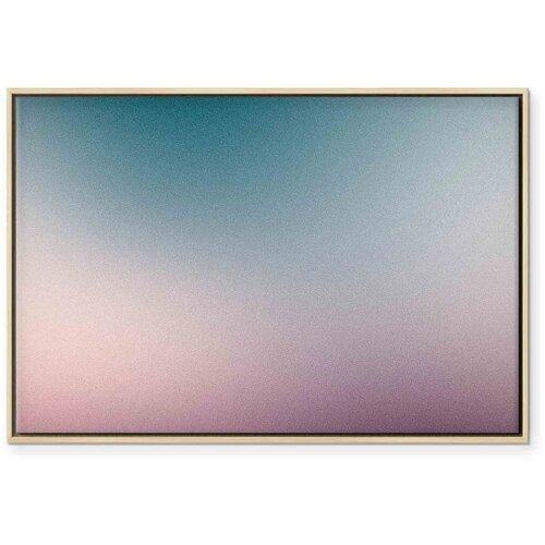  Slika - Nostalgic Gradient - Gradient Composition in Subdued Colors 60x40 U prirodnom drvenom okviru Slike