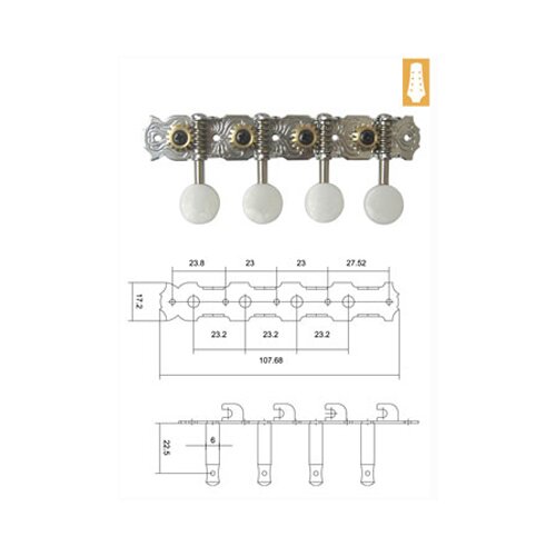 Dr Parts MMH0555/CR ključevi za mandolinu Cijene