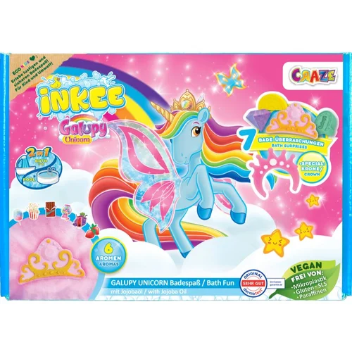 Craze INKEE Galupy Unicorn set (za kupke) za djecu