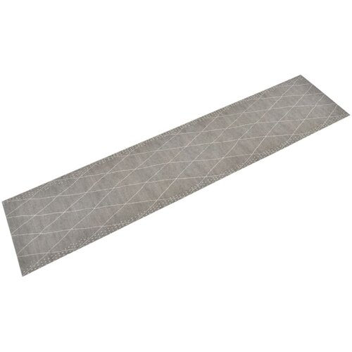 VidaXL Kuhinjski tepih perivi s uzorkom rombova 60 x 300 cm bar&amp;scaron;unasti Slike