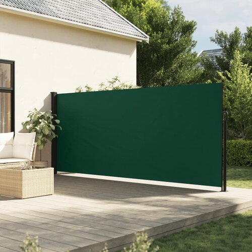 vidaXL Zložljiva stranska tenda temno zelena 180x500 cm Cene
