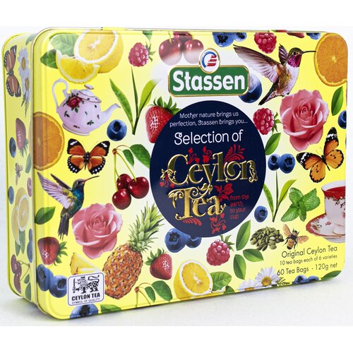 Stassen Selekcija čajeva u limenci, 60 piramidalnih kesica Slike