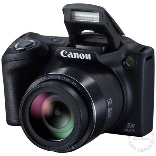 Canon powershot SX412 is crni digitalni fotoaparat Slike