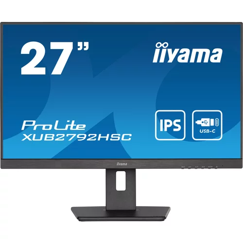 Iiyama monitor XUB2792HSC-B5 Type C, 27 FullHD IPS 250 cd/m2, HDMI, DP, 4ms, 75HzID: EK000588138