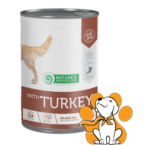 Nature's Protection with turkey 400g, vlažna hrana sa ćuretinom Slike