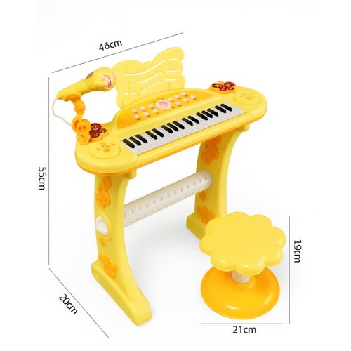 Hk Mini klavijatura sa stolicom, žuta ( A097838 ) Cene