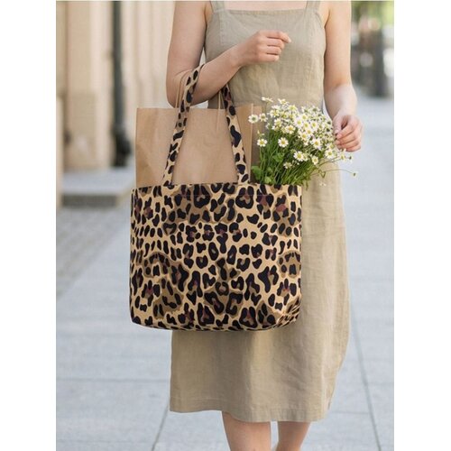 Sinsay Shopper torba za rame s leopard uzorkom Cijene