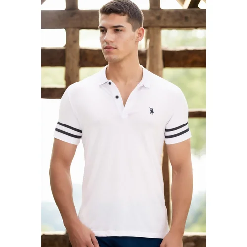 Dewberry T8585 MEN'S T-SHIRT-PLAIN WHITE