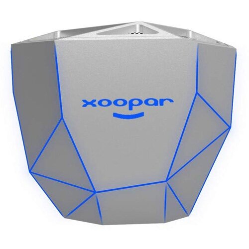 Komak XP81016.12BL geo speaker - bluetooth - silver with blue led Slike