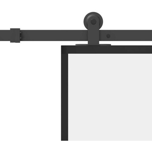  Klizna vrata s priborom 90 x 205 cm od ESG stakla i aluminija Slike