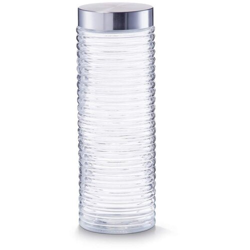 ZELLER Doza staklena, grooved, 2000 ml, inox poklopac, &Oslash;10,5x29,5 cm Cijene