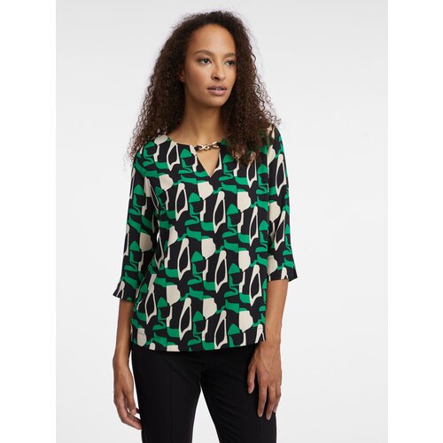 Orsay Green Ladies Patterned Blouse - Women Cijene