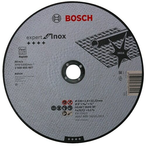 Bosch Rezni disk Standard for INOX (Promjer rezne ploče: 230 mm, Debljina plohe: 1,9 mm) Cijene