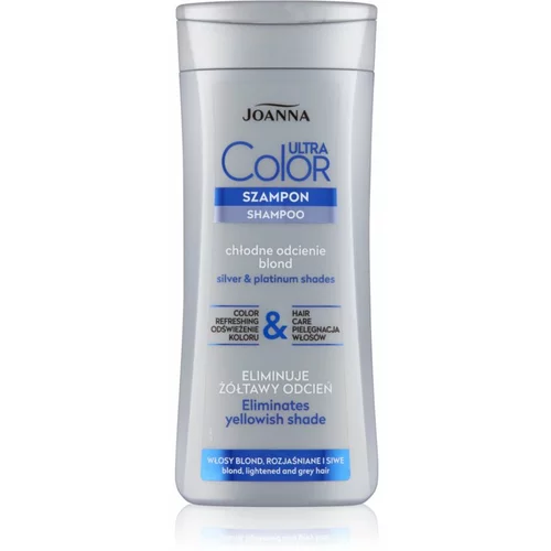 Joanna Ultra Color čistilni in hranilni šampon za blond lase 200 ml