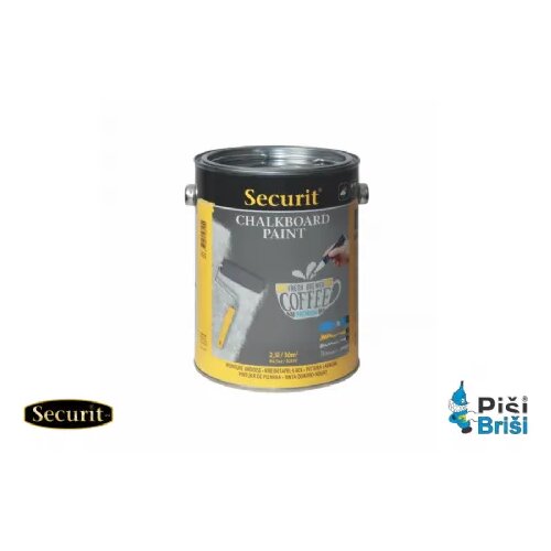 SECURIT SIVA stenska BARVA 2.5 l za markerje s tekočo kredo PNTGYLA Slike