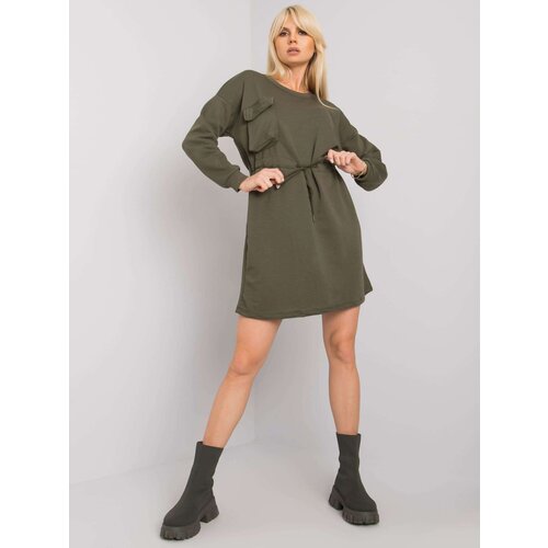 RUE PARIS Dress-RV-SK-7011.27X-khaki Slike