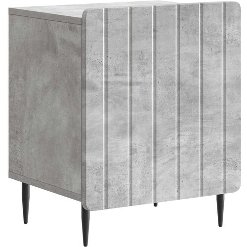  Noćni ormar Betonska siva 43 x 34 5 x 52 cm Konstruirano drvo - Betonska siva 1 Cene