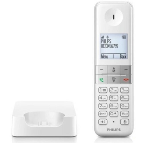 Philips D470 white fiksni bežični telefon Ekran1.8inc, block, polifon, Slike
