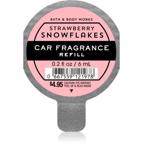 Bath & Body Works Strawberry Snowflakes miris za auto zamjensko punjenje 6 ml