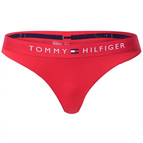 Tommy Hilfiger Underwear Bikini hlačke rdeča / bela