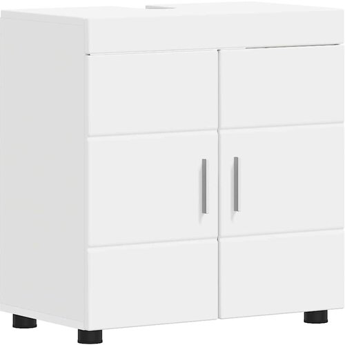  Set namje&amp;scaron;taja za kupaonicu TULUM 5 pcs Bijelo 60 x 34 x 63 cm Slike