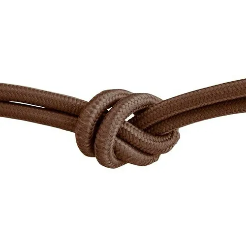 Home Sweet Home Tekstilni kabel na metar (Smeđe boje, 3-žilno, 0,75 mm²)