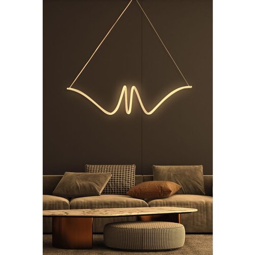 Opviq eridani white-yellow light white chandelier Slike