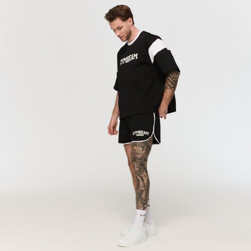 GymBeam Varsity Sweatshorts Black S Slike