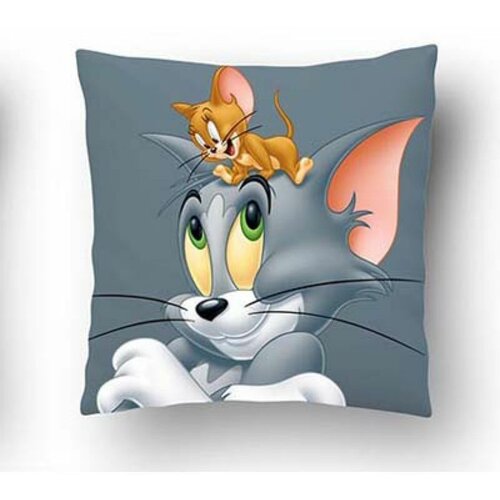 Stefan dečiji ukrasni Jastuk Tom&Jerry Sivi 40x40 XNE9J53 Slike