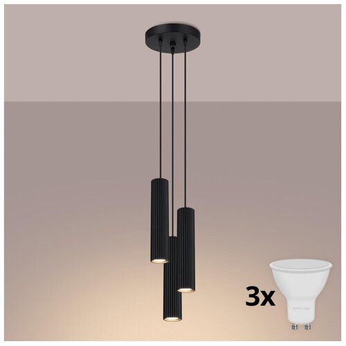  Brilagi - LED luster na sajli CRESTO 3xGU10/10W/230V crna Cene