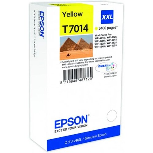 Epson C13T70144010 črnilo rumeno XXL za WP-4015DN, (675036) Slike