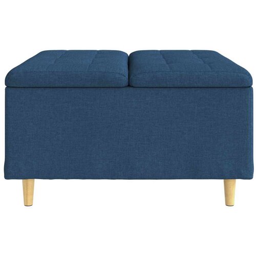  Stolica s dugmadi s jastukom Plava 80 x 80 x 45 cm tkanina Slike
