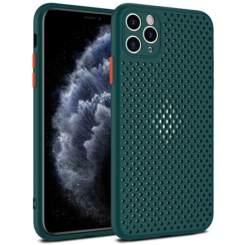  Gumijasti / gel etui Breath za Apple iPhone 12 mini (5.4&amp;quot;) - zeleni Slike
