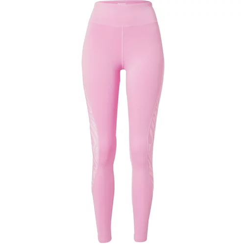 Reebok Sportske hlače roza / svijetloroza / bijela