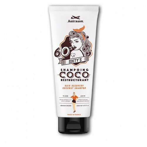  HAIRGUM &amp;Scaron;ampon za oporavak kokosa SIXTY 200 ml Slike
