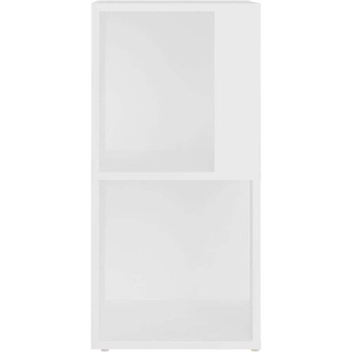 VidaXL Kotna omarica bela 33x33x67 cm iverna plo&amp;scaron;ča Slike